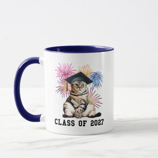 Taza Amante de gatos de la promoción de 2027 (Izquierda)