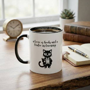 Taza Amante De Libros Líder En Aprendizaje Educador
