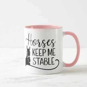 Taza Amante de los caballos, ecuestre, rodeo, vaquero p
