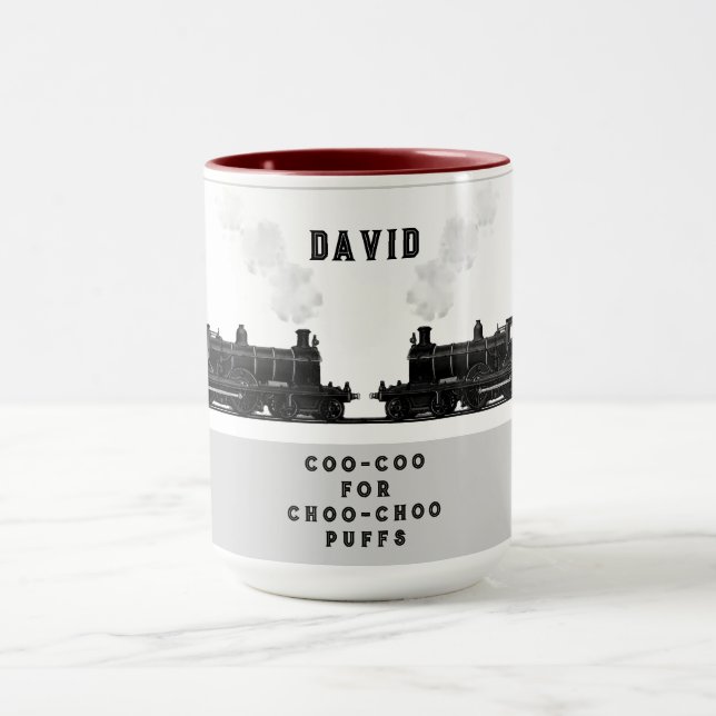 Taza Amante de tren personalizado (Centro)
