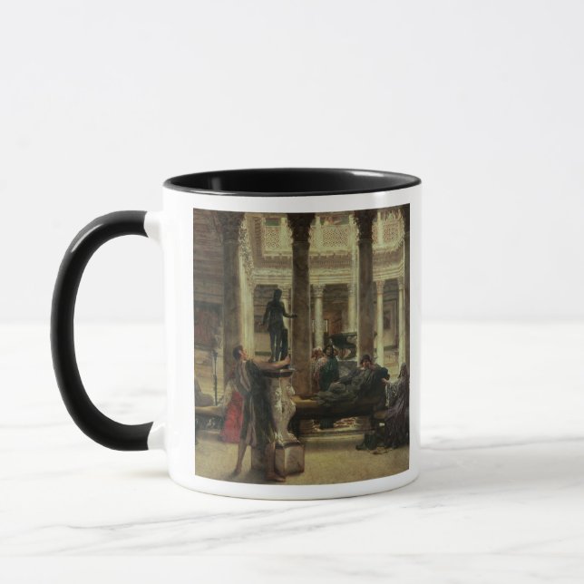 Taza Amante del arte romano de Alma-Tadema el |, 1870 (Izquierda)