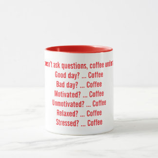 Taza Amante del Café Solución Universal