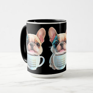 Taza Amante del café y del pug