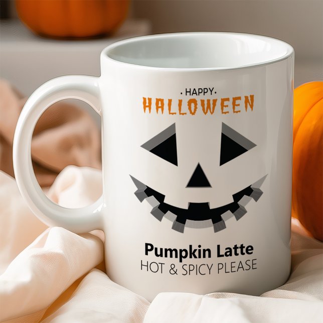 Taza Amante del Latte de Calabaza de Halloween (Subido por el creador)