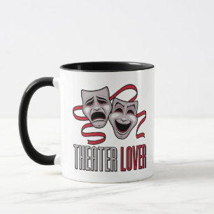 Taza Amante del Teatro de Comedia y Tragedia