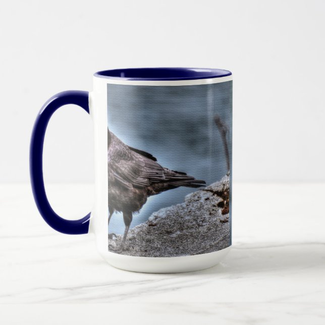 Taza Amantes de cuerdas salvajes de Black Raven #Gift (Izquierda)