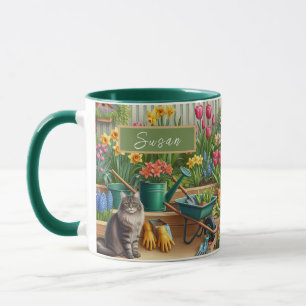 Taza Amantes de jardín café personalizado 
