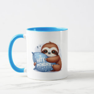 Taza Amantes de la pereza graciosos del arte de la pala