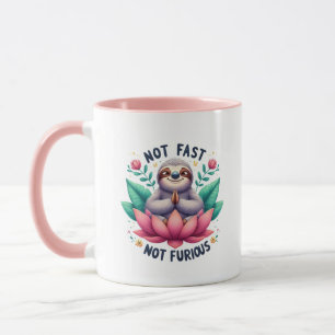 Taza Amantes de la pereza graciosos del arte de la pala