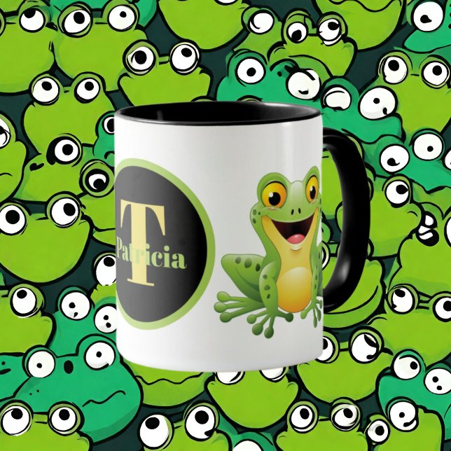 Taza Amantes de las ranas monográficas (Subido por el creador)