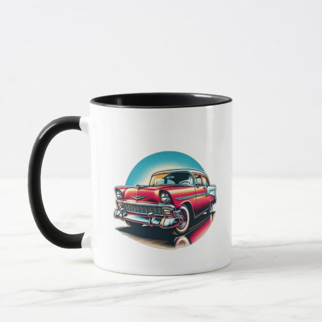 Taza amantes de los autos antiguos de los estados unido (Izquierda)