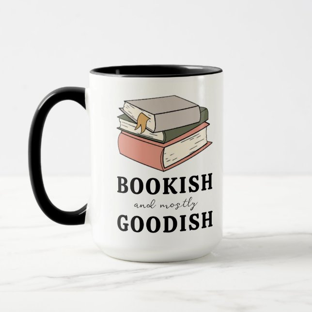 Taza Amantes de los libros más bonitos y principalmente (Izquierda)