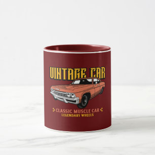 Taza Amantes de vagones de vintage