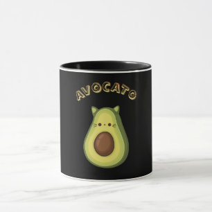 Taza Amantes del aguacate y del gato. AVOCATO Mug