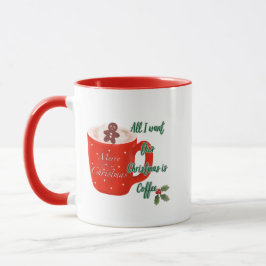 Taza Amantes del café Navidades Mug de dos tonos