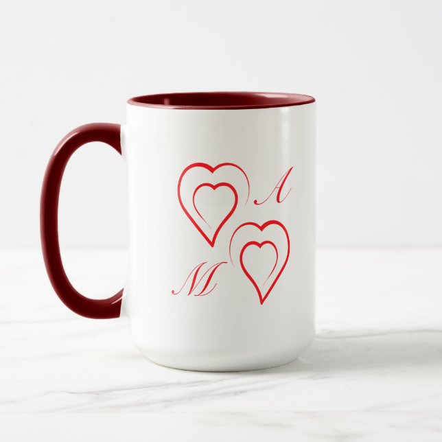 Taza AMANTES del monograma (Izquierda)