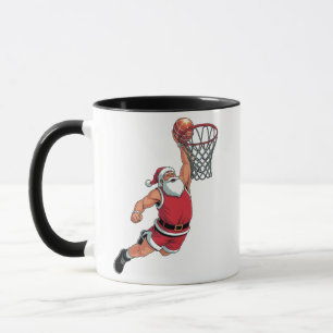 Taza Amantes deportivos de los Navidades de baloncesto