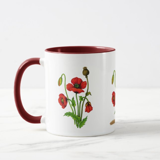 Taza Amapola y un perrito (Izquierda)