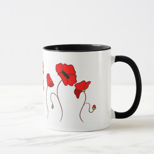 Taza amapolas