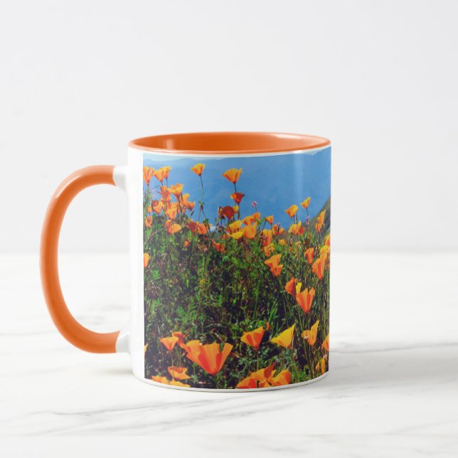 Taza Amapolas de California cubriendo una ladera (Izquierda)