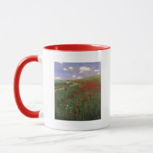 Taza Amapolas en el campo SZINYEI MERSE, flor del rojo