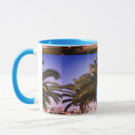 Taza Amar a Grecia Monograma Palmeras Verano Mug