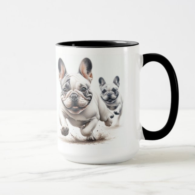Taza Amar a los Bulldoges franceses (Derecha)
