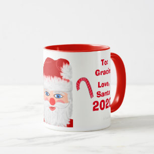 Taza Amar a los Navidades de Santa  mantener la persona