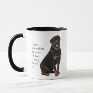 Taza Amar a los rockeros Perro Cita Tan Divertida Mug