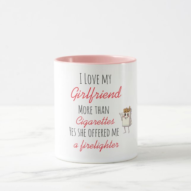 Taza Amar a mi novia divertido Mug (Centro)