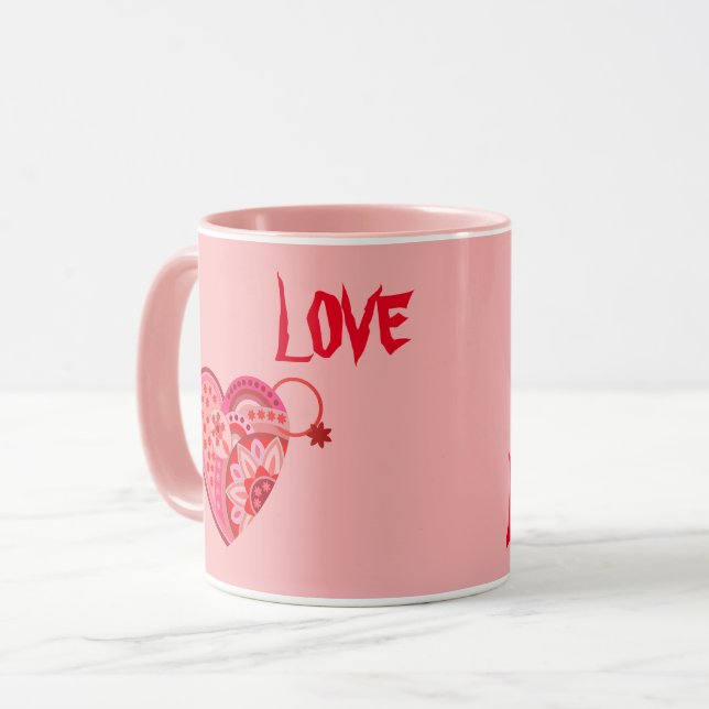 TAZA AMAR A MUG POR AMOR (Anverso izquierdo)