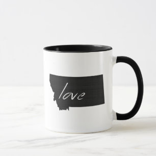 Taza Amar Montana Shaped Montanan Black Chalkboard