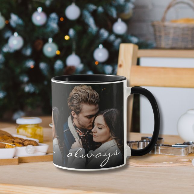 Taza Amar siempre a tu romántica foto amor hacerlo únic (Subido por el creador)