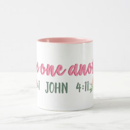 Taza Amar una a otra escritura // versículo de la Bibli