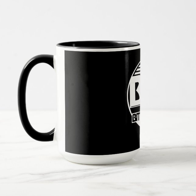 Taza Amargo callejón dulce (BSA) - Logotipo Mug - WHT (Izquierda)