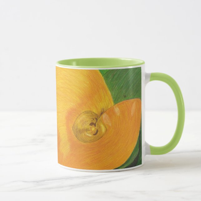 Taza amarilla de Lilly de la cala (Derecha)