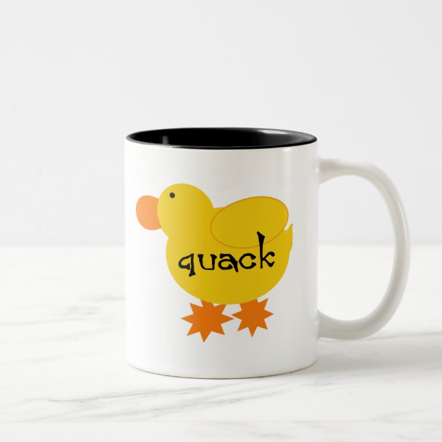 Taza amarilla del curandero del pato (Derecha)