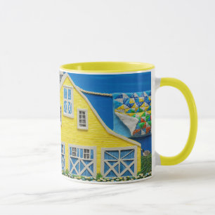 Taza amarilla del granero
