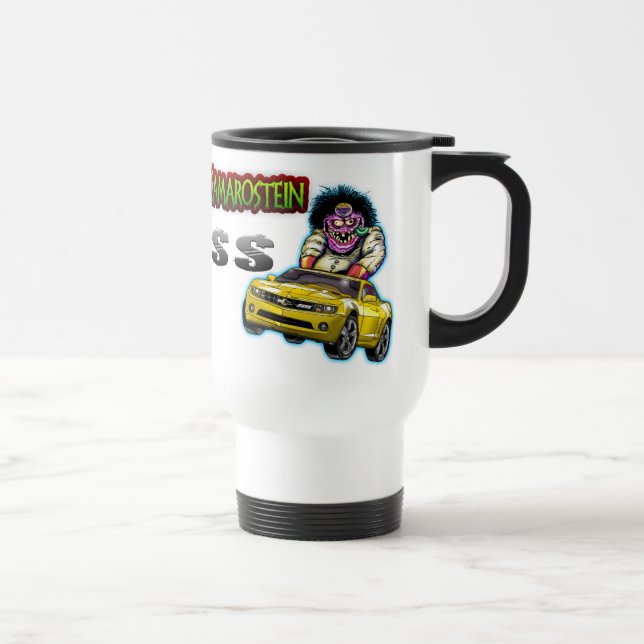 Taza amarilla del viajero de Chevy Camaro SS (Derecha)