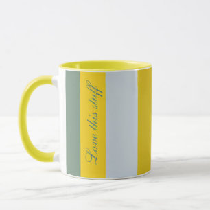 Taza Amarillo brillante y verde