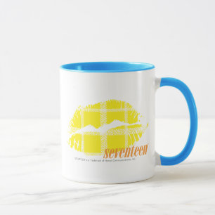 Taza Amarillo de la tela escocesa