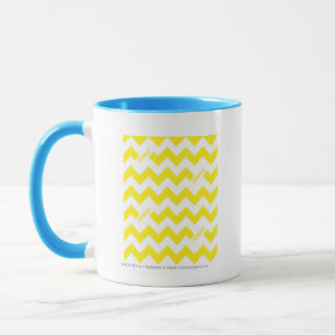Taza Amarillo del zigzag