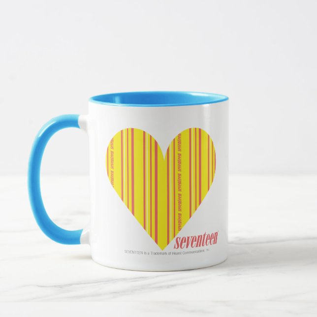 Taza Amarillo fino 3 de las rayas (Izquierda)