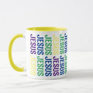 Taza Amarillo Jesús Mug