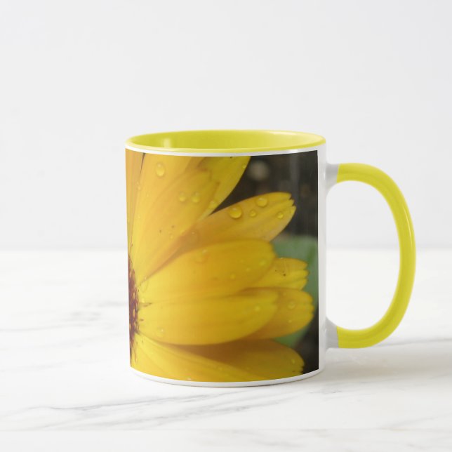 Taza Amarillo Marigold Macro Mug (Derecha)