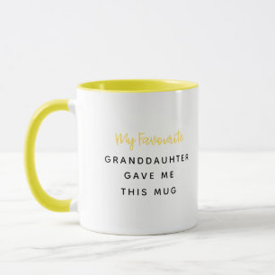 Taza Amarillo Mi Favorito Me Dio Esta Mug