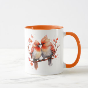 Taza Amas De Amor En El El día de San Valentín Naranja 
