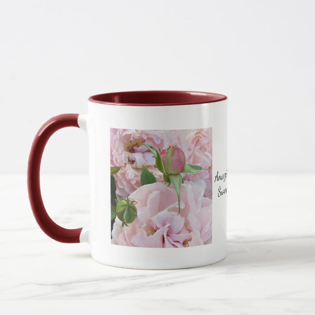 Taza Amazing Grace Roses Mug SVG (Izquierda)