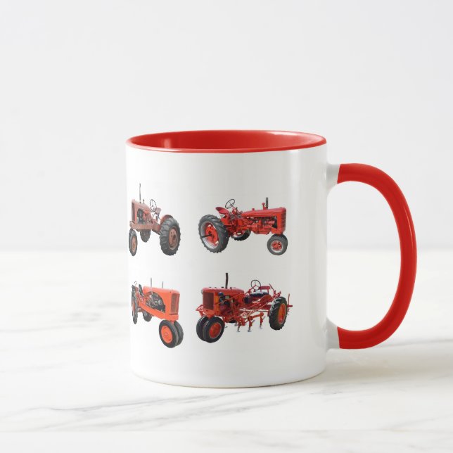 Taza Ame esos tractores rojos viejos (Derecha)