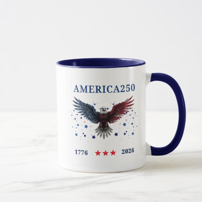 Taza AMERICA250 Independence Day 1776 - 2026 (Derecha)